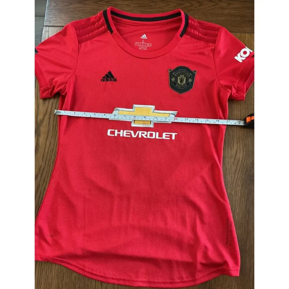 Manchester United 1999 RASHFORD #10 Home football Adidas Sz L Kids soccer jersey
